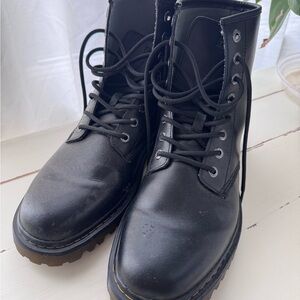 Dr. Martens Black Leather Men's Boots size 12